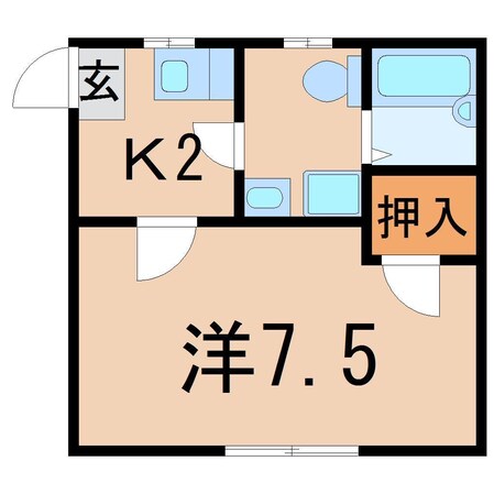 メゾンイーストIIの物件間取画像